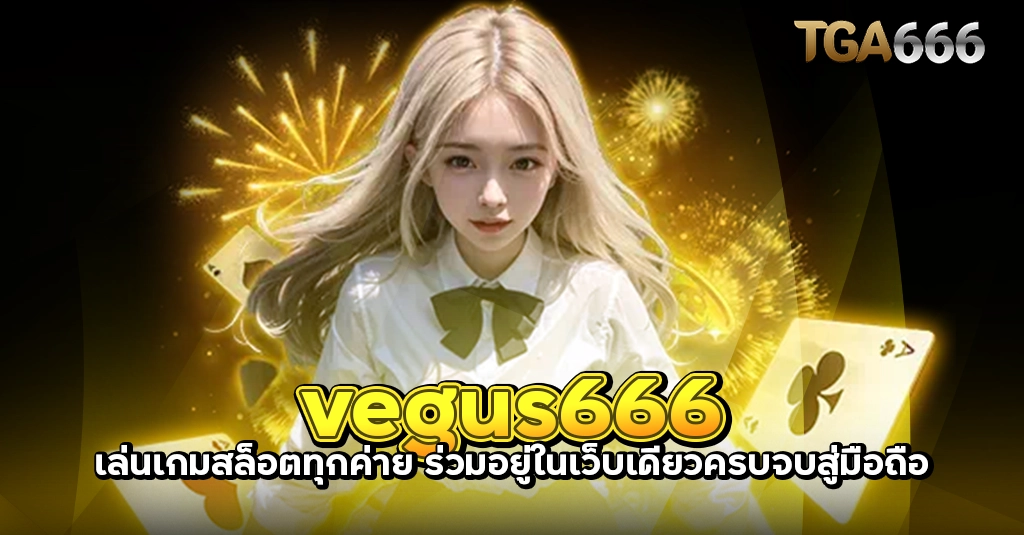 vegus666 เล่นเกมสล็อตทุกค่าย ร่วมอยู่ในเว็บเดียวครบจบสู่มือถือ TGA666 meslot55 TGASLOT99 TGA99